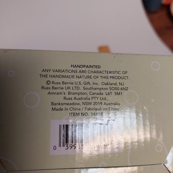 Russ Berrie The Sea Peepers w/ Sand Castle Ceramic Bank - Picture 9 of 9